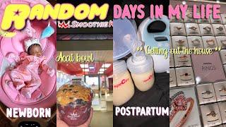 VLOG : RANDOM Days In My Life | Nights With A NEWBORN , POSTPARTUM Journey , Mall Run + More