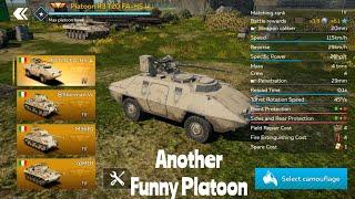 War Thunder Mobile R3 T20 FA-HS platoon another funny tank 4k gameplay