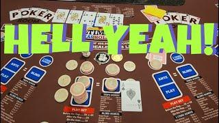 My BEST RUN EVER on Ultimate Texas Holdem! I Just Couldn't Lose! Watch Until the End!