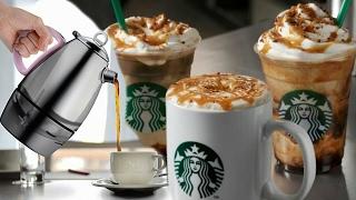 COPYCAT STARBUCKS Caramel Macchiato Hot & Cold Recipes | Feat. MINOS Moka Pot Espresso Maker