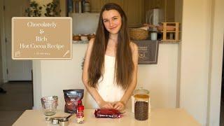 My FAVORITE Hot Chocolate Recipe + Giveaway  ASMR Cooking Series