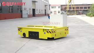 10T Trackless Transport Trolley,Easy Operation Battery Transfer Cart