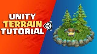 Unity TERRAIN Tutorial - Easy and Quick (2023)