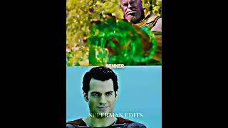 SUPERMAN VS TAHNOS #shorts