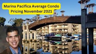 Marina Pacifica Average Condo Pricing November 2021