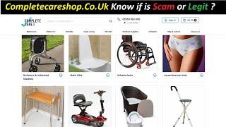 complete care shop ! complete care shop reviews ! completecareshop.Co.Uk Know if is Scam or Legit ?