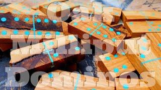 Making An Oak And Milliput Domino Set And A Quick Trip To Ireland