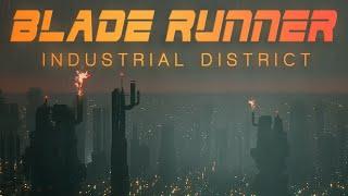 Blade Runner 2019 LA Inspired Atmospheric Ambience| Urban Soundscapes S01E04 | Industrial District