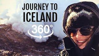 360° VR | Fly to Iceland volcano in a helicopter!