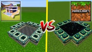 Minecraft vs Craft World: Master Building Block Game 3D - END PORTAL & NETHER PORTAL