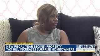 Property tax bill increases surprises Wake County homeowners as new fiscal year begins