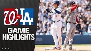 내셔널스 vs. 다저스 경기 하이라이트 (2025년 6월 22일) | MLB 하이라이트