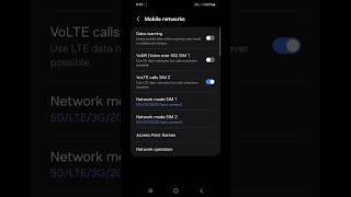 How to Turn on VoLTE Calling on Samsung #shorts