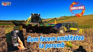 Recoltăm porumbul - ce umiditate și ce producție scoatem #Agriculture #Claas #Renault #JohnDeere