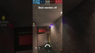 warden c4 in #r6 #rainbowsixsiege #r6clips #seige #c4