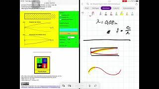 Physik11: Frequenz und Wellenlänge der schwingenden Luftsäule