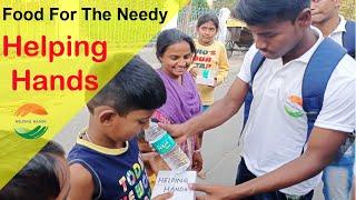 Distributing Food For Homeless | Railway Station | India | Helping Hands