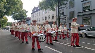 Iserlohner Schützenfest 2024 - Großer Festzug durch die Innenstadt an Samstag 6. Juli 2024