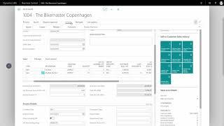 Creating Sales Quote - Getting started with Microsoft Dynamics 365 Business Central