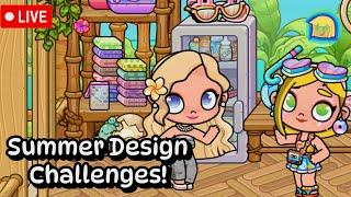 (LIVE) SUMMER STORE DESIGN Challenge in Avatar World with Lisa