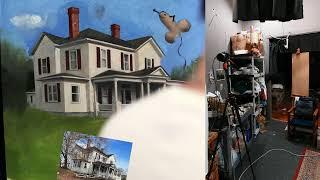 House Oil Painting that will not die...