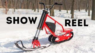 Electric Snowbike showreel from sniejik.com