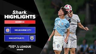 Melbourne City v Macarthur Bulls | Shark Highlights | Isuzu UTE A-League 2024-25 | Round 22