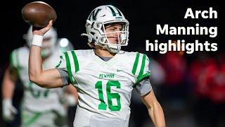 Arch Manning highlights: Texas football QB commit makes plays in high school games