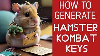 How to Generate Hamster Kombat Keys Using Telegram Bot