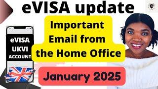 Latest Update on eVisa from the Home Office. How to travel with an eVisa.