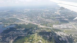 Orlando, Florida - Landing at Orlando International Airport (2019)