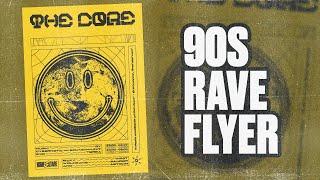 How to design a 90s Rave Flyer!