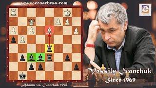 Greatest Chess Positional Play! Adams vs. Ivanchuk Dortmund 1998