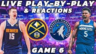 Denver Nuggets vs Minnesota Timberwolves | Live Play-By-Play & Reactions