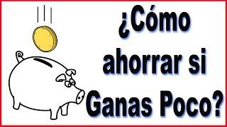 Cómo ahorrar si ganas poco dinero - El Hábito de ahorrar dinero