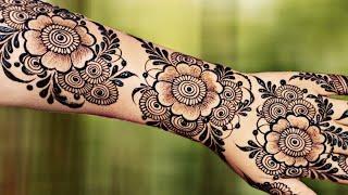 Beautiful & Easy pattern Trending Floral Mehndi design for 2023|Latest backHand & parti henna desain