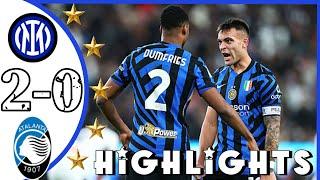 Inter Milan vs Atalanta 2-0 Highlights & all Goals 2025 Match HD