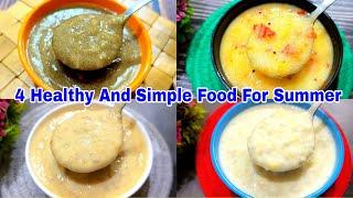 4 Simple Baby Food Recipes For Summer Age 1-5 Years | Summer Food For Baby | Healthy Food Bites