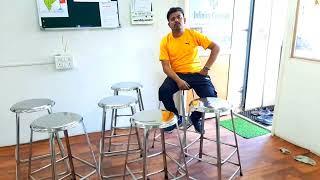 Lifetime Stools™ Premium Quality Stainless Steel Stool Stacking and Unstacking Concept