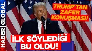 Seçim Sonrası Trump Sahneye Çıktı İlk Sözleri Bu Oldu!