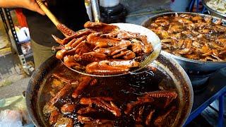 Amazing!! Popular food at Dadu Night Market - the stalls are packed with people