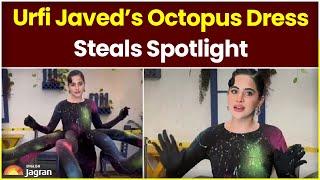 Urfi Javed’s Octopus Dress Steals Spotlight | Urfi Javed's New Dress | Jagran English News Updates