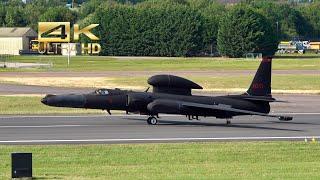 Lockheed U-2S United States Air Force USAF 80-1070 arrival RAF Fairford RIAT 2024 Airshow