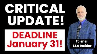 Social Security Fairness Act $1,000s At RISK! | EMERGENCY UPDATE!! | PLUS LIVE Q&A