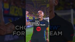You Choose 1 'RW' for Your Team  #football #footballshorts #shorts