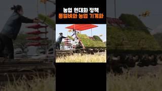 농업 현대화 정책 통일벼와 농업 기계화