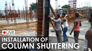 Installation of Column Shuttering: Shuttering for Column | How to Install Column Formwork