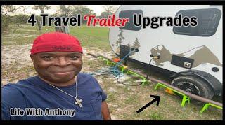 My Tiny RV Life | 4 Travel Trailer Upgrades | Furnace Problem | Quick Lunch