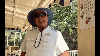 Ricardo, my Favorite Water Taxi Captain, takes us from Treehouse Villas to Disney Springs