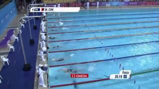 Women's 50m Backstroke Swimming Final - Singapore 2010 Youth Games